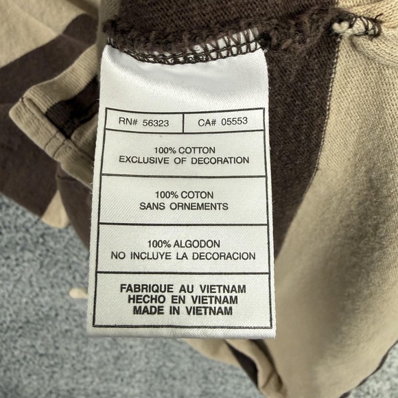 Vintage Nike Shirt Mens XL Colorblock Stripe Rugby Polo Streetwear Y2K - Picture 12 of 13